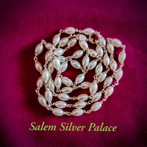 Silver Muthu Maalai Hand crafted traditional silv... | Salem Silver ...
