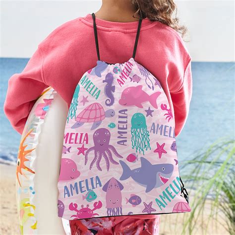 Image result for Waterproof Drawstring Bag Animal Print