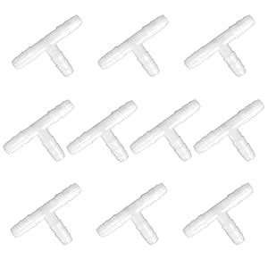 Joywayus Plastic Hose Barb 3/8" Barbed 3 Way T Shaped Pipe Fittings ...