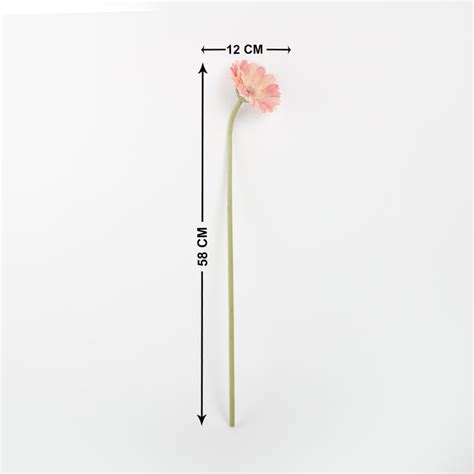 Buy Botanical Artificial Gerbera Daisy Flower Stick - 58cm from Home ...