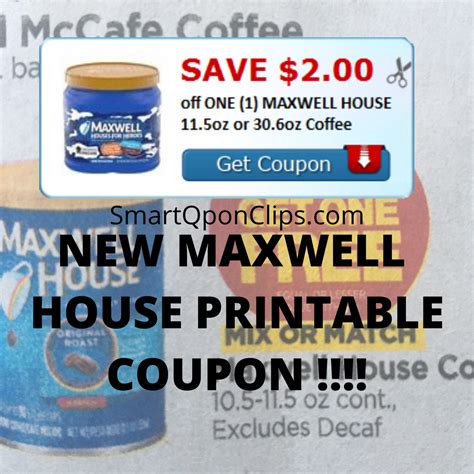 maxwell house coffee coupons printable 2018