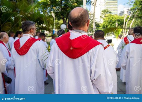Catholic Church Priests Attend a Palm Sunday Mass Editorial Photography ...