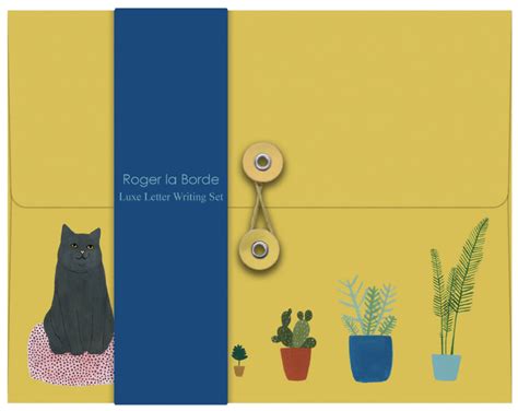Chouchou Chat Writing Paper Set - Roger la Borde WS059
