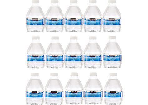 Buy Kirkland Signature Water Bottled Purified Water 8 Fl Oz (Pack of 15 ...