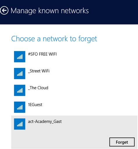 Image result for Remove WiFi Networks