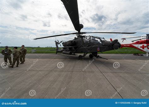 Attack Helicopter Boeing AH-64D Apache Longbow. US Army Editorial Photo ...