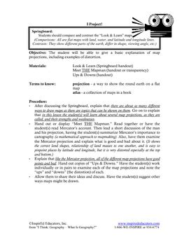 Projections Lesson 的图像结果