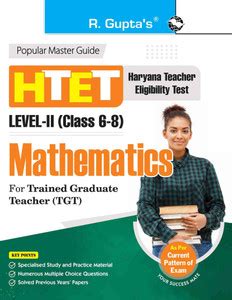 HTET Mathematics (TGT) Trained Graduate Teacher (Level-II: Class 6 to 8 ...