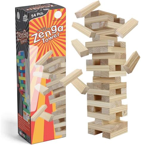 Buy Toybot Premium Wooden Building Block Dominoes, Party Game, Tumbling ...