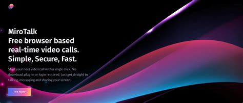 MiroTalk a Free Secure Video Calls, Chat & Screen Sharing.