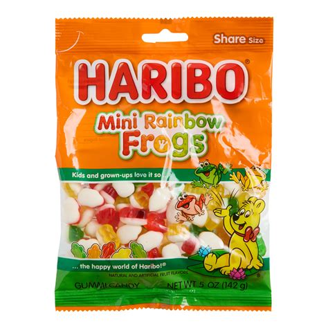 Haribo Mini Rainbow Frogs Gummy Candy - World Market