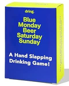 Dring Hand Slapping Drinking Party Game - Blue Monday Beer Saturday ...