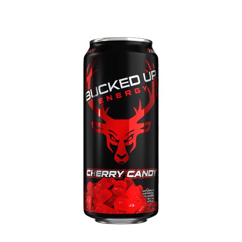 Bucked Up® - Energy Drink - Cherry Candy - 16oz. (12 Cans) | GNC