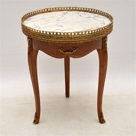 Antique French Marble Top Coffee Table | Marylebone Antiques
