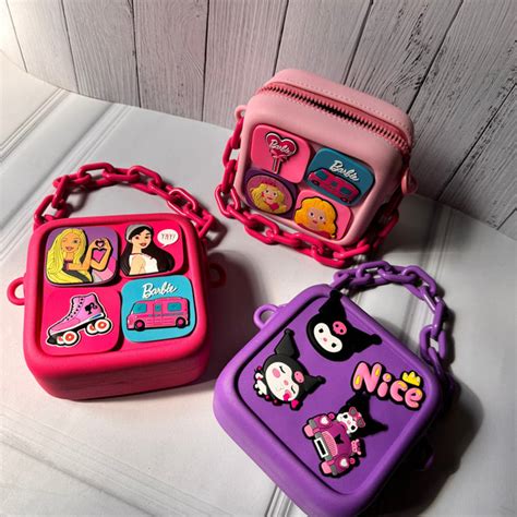 Barbie and Kuromi DIY Sling Bag | With Interchangeable Badges & Funky ...