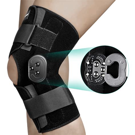 NEENCA Hinged Knee Brace, Adjustable Knee Immobilizer with Side ...