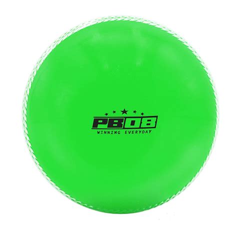 PB08 Synthetic Cricket Wind Ball Green Color Cricket Ball 110g Cricket ...