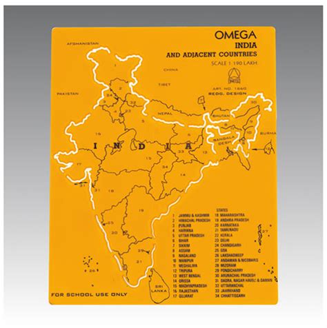 Omega India Map Stencil – STATIONERY KINGDOM