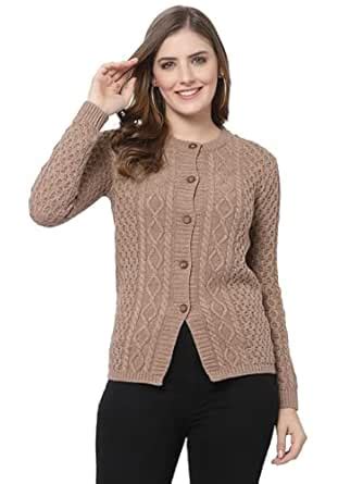 Buy Kalt Womens Sweater for Winters Woolen Acrylic Full Sleevees Round ...