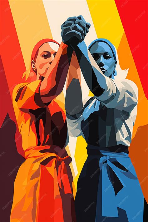 Premium AI Image | An image for a poster that illustrates the concept of unity through a simple ...
