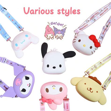 1 Peça Série de Bolsas de Ombro Kuromi Hello Cinnamoroll Melody ...