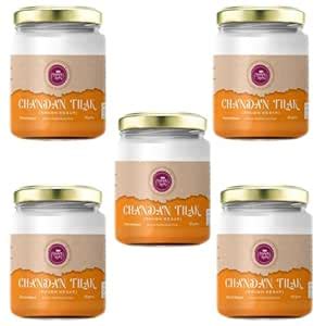 Sanskriti Mantra Kesar Chandan Tilak Paste – Pack of 5| 50g Each ...