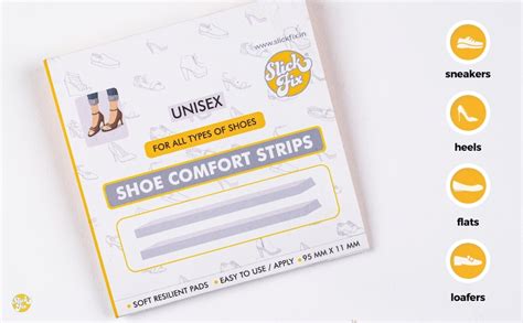 Buy SLICKFIX Shoe Comfort Strips (Unisex) | Shoe Bite Pads | Footwear ...