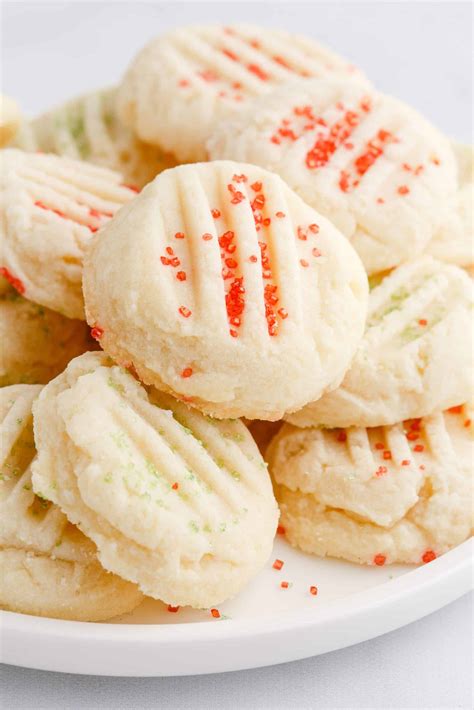 Easy Whipped Shortbread Cookies | 365 Days of Baking and More
