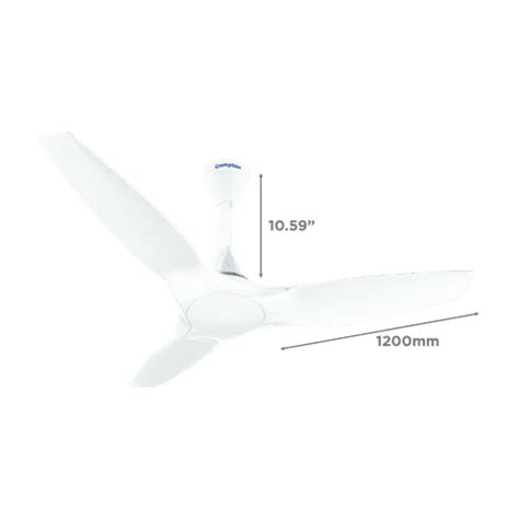 Buy Crompton SilentPro Enso 5 Star 1200mm 3 Blade BLDC Motor Ceiling ...
