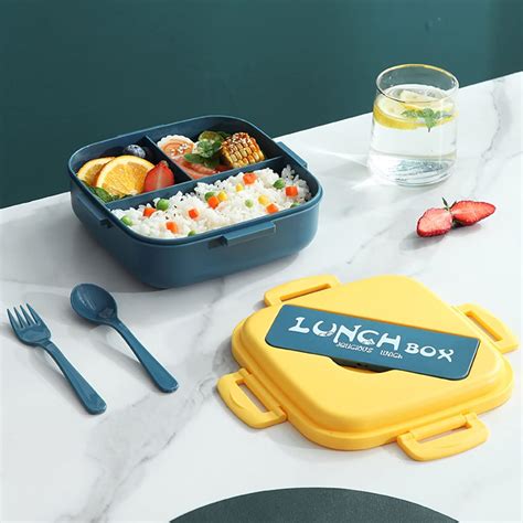 Buy Japanese Bento Lunch Box, 3-Compartment Stackable Bento Lunch Box ...