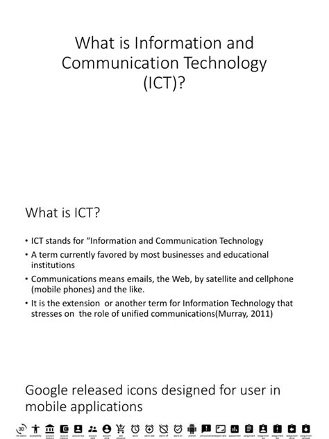 Define Information Communication Technology 的图像结果