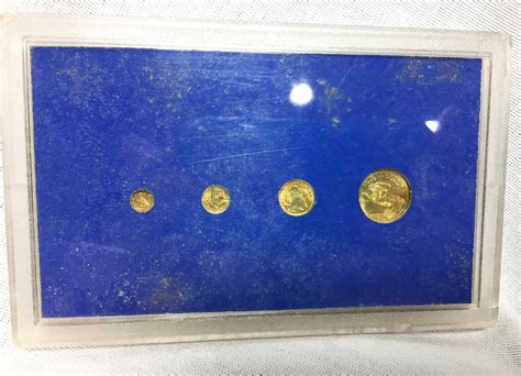 United States Gold Coins Exquisite Miniature Replica Set 4 Coin Set - Etsy
