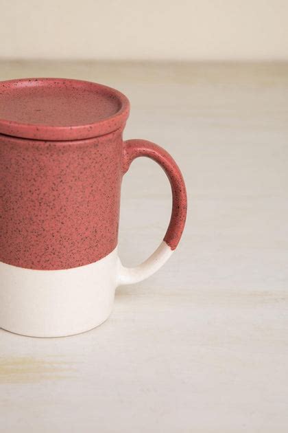 Buy Studio Naturals Handcrafted Red Ceramic Coffee Mug Online – Freedom ...