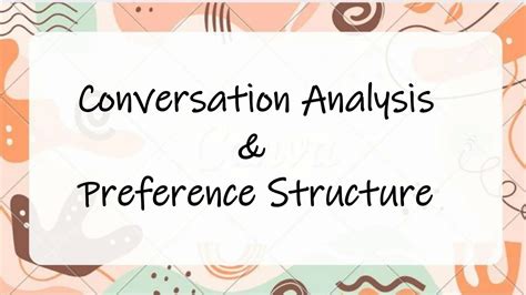 Conversation Analysis 的图像结果