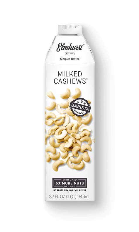 Elmhurst + Cashew Milk, 32 Ounce (Pack of 6)
