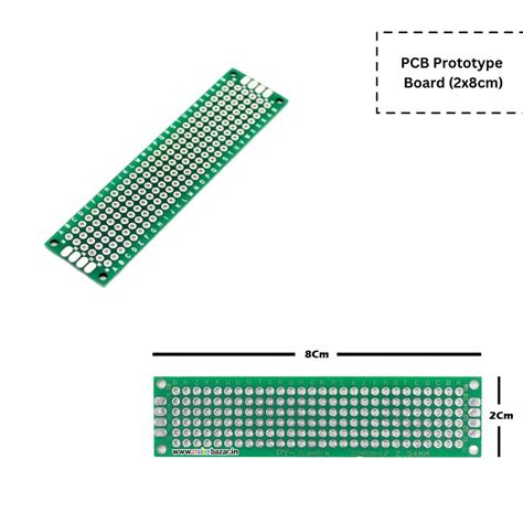 Universal PCB Prototype Board 2.54mm Hole Pitch