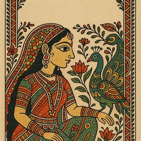 Buy Madhubani Painting Online In India - Etsy India