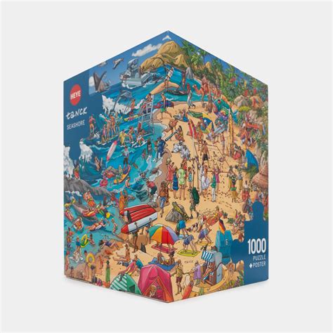 Rompecabezas de 1000 piezas seashore + poster