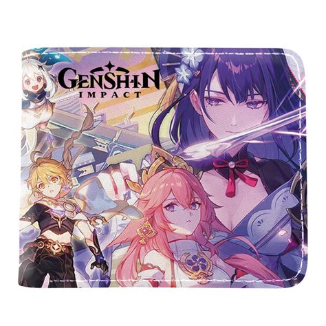 Buy Genshin Impact Wallet Genshin Impact Yae Miko Bifold Wallet with ID ...