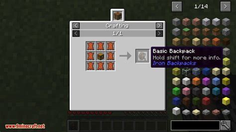 Iron Backpacks Mod 的图像结果