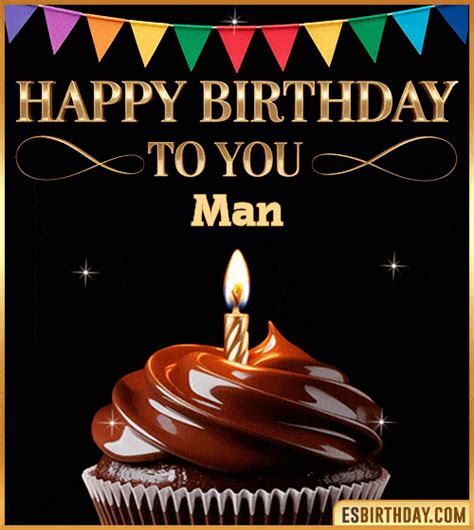 Happy Birthday Man GIF 🎂 Animated Images, Wishes & Music 【27 GIFs】