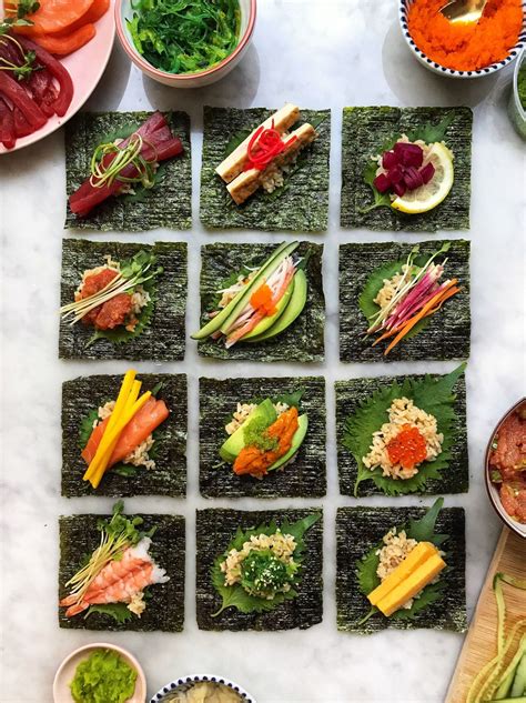 How to put together a diy sushi hand roll bar how to – Artofit