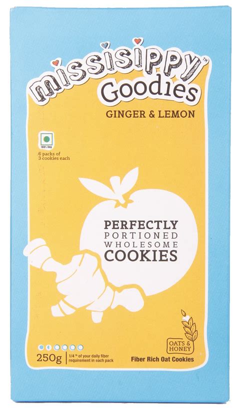 Missisippy Ginger Lemon Cookies, 250g : Amazon.in: Grocery & Gourmet Foods