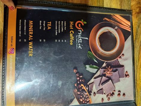 Menu at GRUBZIE CAFE & PARTY HALL, Warora