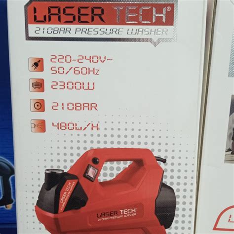 Laser Tech LHD-210PW High Pressure Washer 210 Bar | 2300W Power Car ...