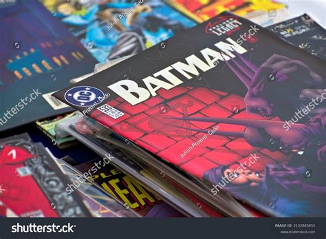Batman Dc Comics Colorful Vintage Retro Stock Photo 2132845855 ...