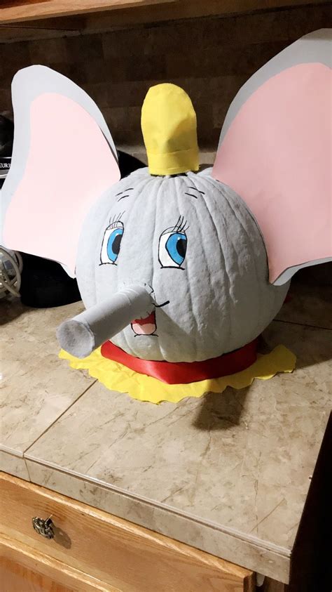 painted elephant pumpkin