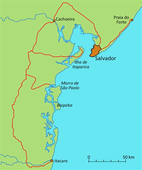 Islas De El Salvador Map Full Page