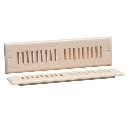 Designs Of Distinction Medium Self Rimming Toe Kick Vent - Hard Maple ...