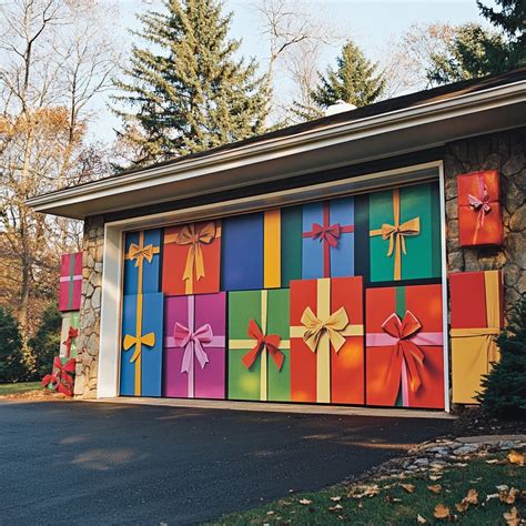 16 Easy Garage Door Christmas Decorating Ideas You Can Try